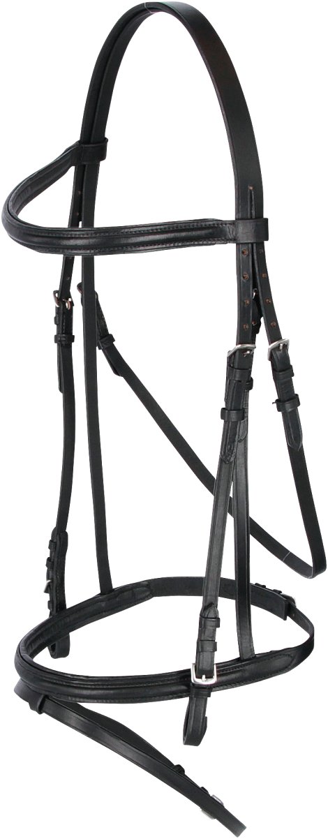 Trensenzaum Kaltblut, schwarz