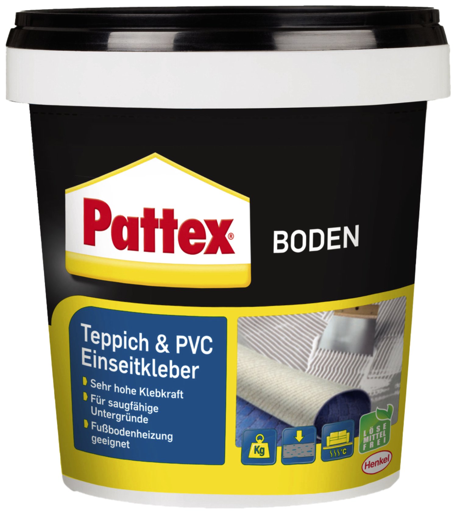 PATTEX Teppich- und PVC-Einseitkleber 1 kg