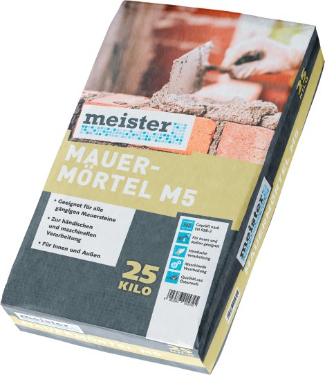 MEISTER Mauermörtel M5, 25 kg
