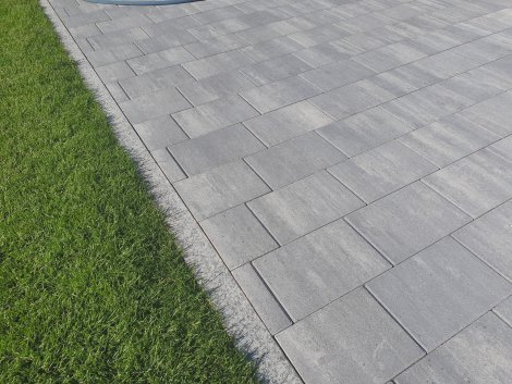 EBENSEER Pflasterstein Colorado Silbergrau schattiert 29,7x19,7x6 (LxBxH)
