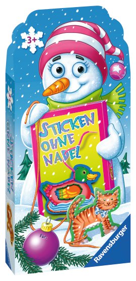 RAVENSBURGER Spiel Weihnachten Sticken ohne Nadel