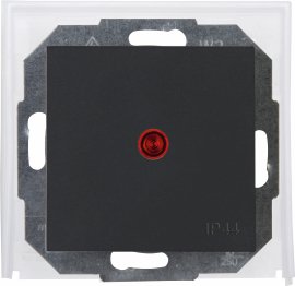 KOPP Wechsel-Kontrollschalter Athenis IP44 Anthrazit