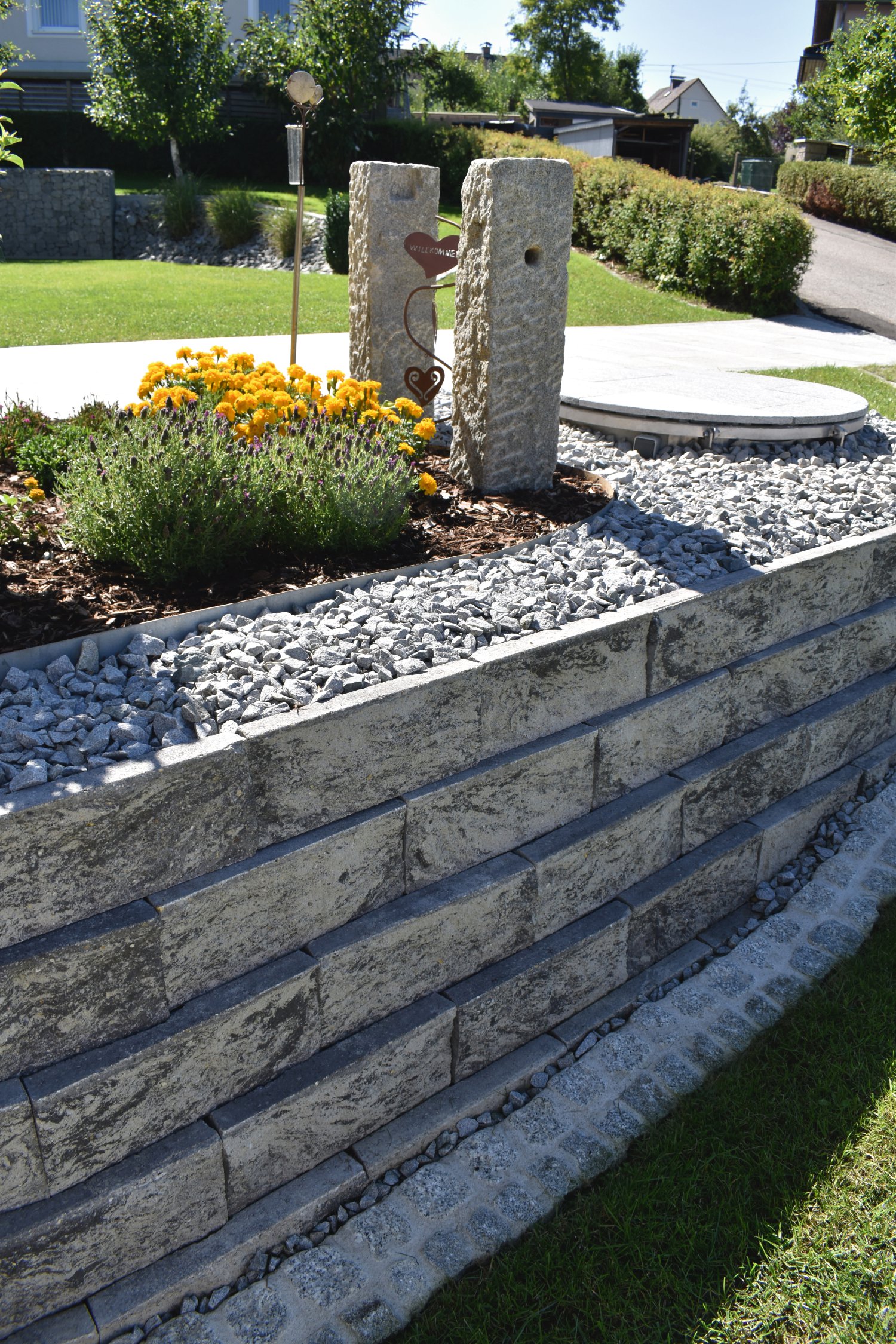 EBENSEER Hochkönig Böschungsstein gespalten Anthrazit meliert