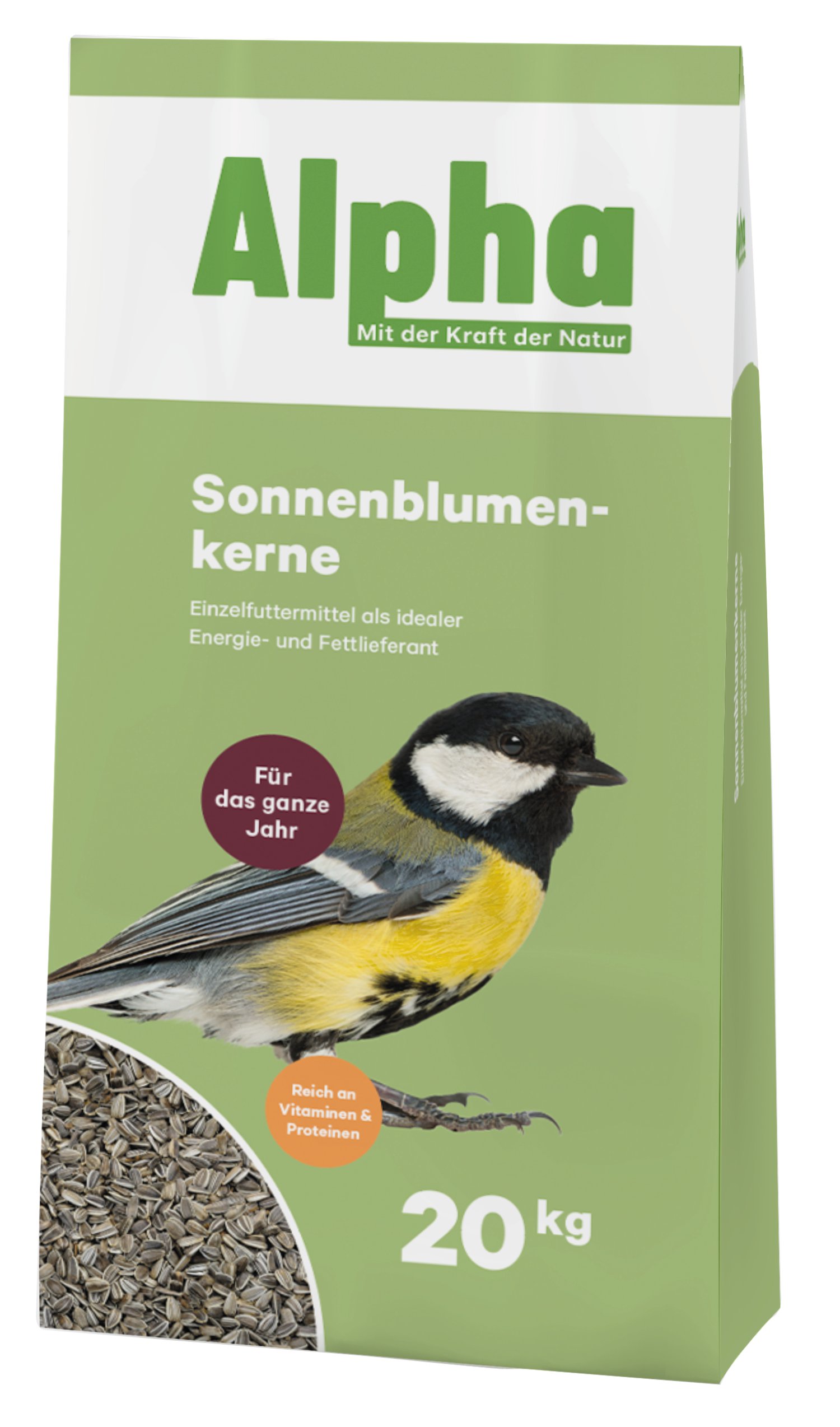 ALPHA Sonnenblumenkerne gestreift 20 kg