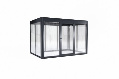 SUNELEMENTS Gewächshaus Sungarden Select 3.2 Anthrazit Metallic 10 mm