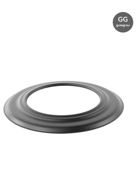 BERTRAMS Rosette Senotherm Gussgrau ø 120 mm