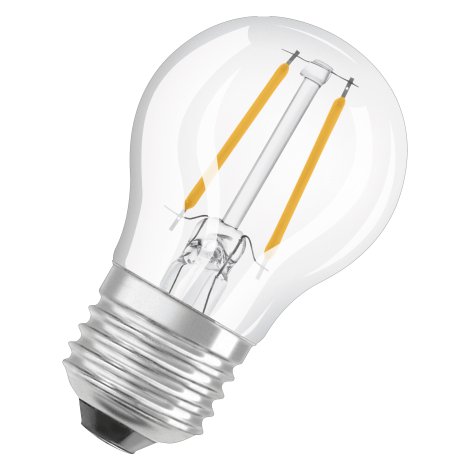 OSRAM LED-Tropfen STAR RF40 E27 Filament 4W, Warmweiß