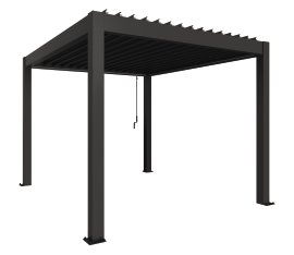 BIOHORT Pergola Dunkelgrau-Metallic