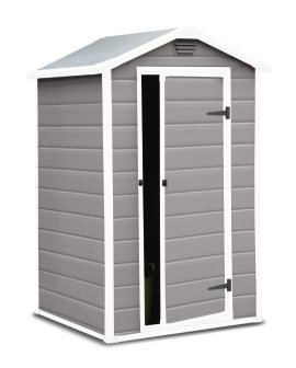 KETER Gerätehaus Manor 4x3 Grün/Weiß 128x94x196 cm