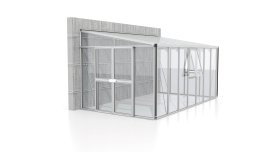 VITAVIA Anlehngewächshaus Helena ESG/HKP 3/10 mm Aluminium