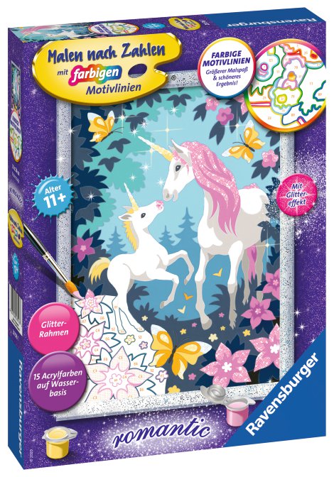RAVENSBURGER Malen nach Zahlen Einhornmagie