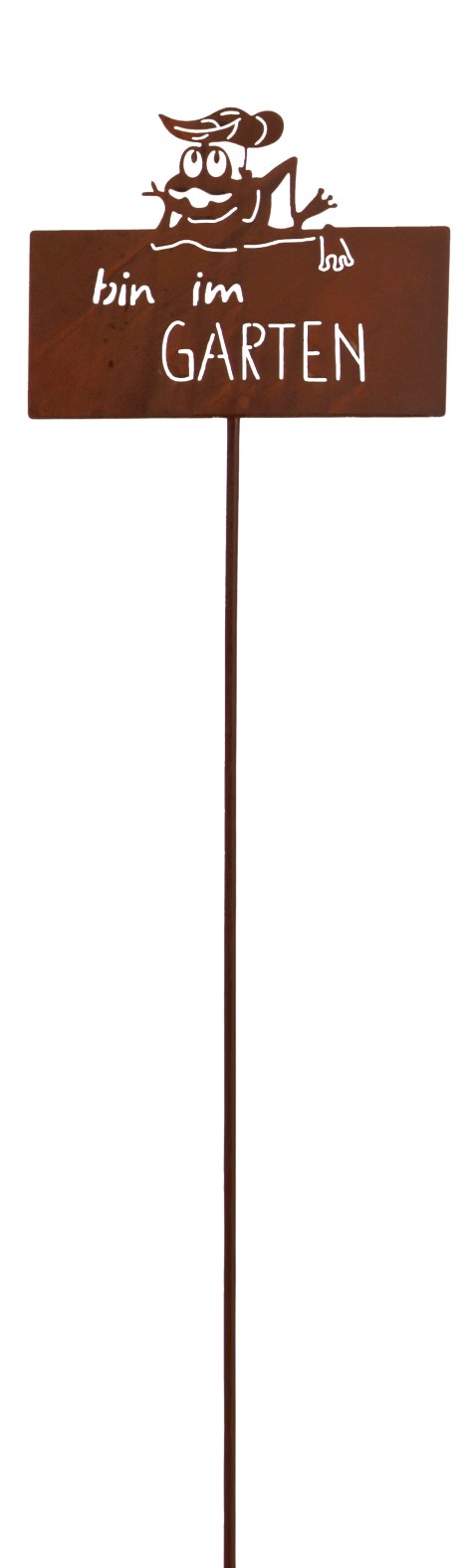 KENT LIVING Gartenstecker Garten Rost 25x115 cm (BxH)