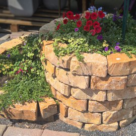 Selbstbau Kräuterspirale Mont Blanc