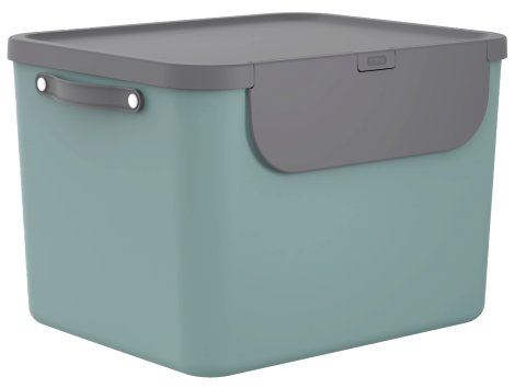 ROTHO Recycling Müllsystem Albula Mistel-Grün 55 l