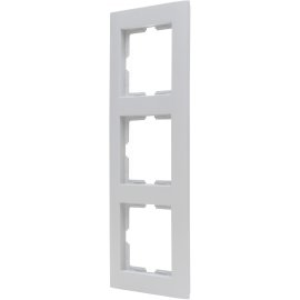 KOPP Abdeckrahmen Athenis Grau/Matt 3-Fach