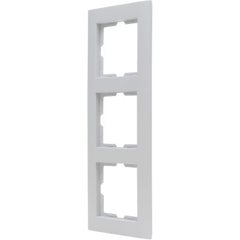 KOPP Abdeckrahmen Athenis Grau/Matt 3-Fach