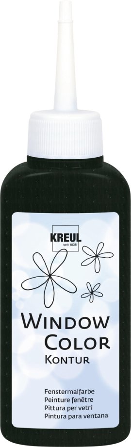 KREUL Konturenfarbe Schwarz 80 ml