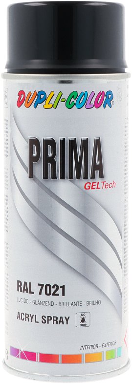 DUPLI-COLOR Lackspray Prima Schwarzgrau glänzend 400 ml