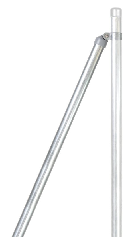 ALBERTS Strebe ohne Schelle mit Kappe Feuerverzinkt 1750 mm