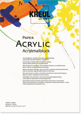 KREUL Paper Acryl 10 Blatt DIN A4