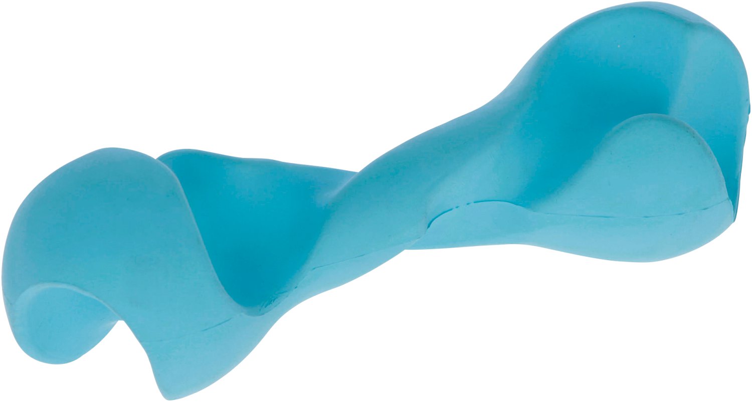 Knochen aus Naturgummi, blau