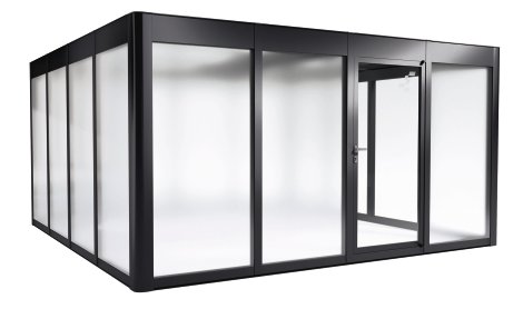 SUNELEMENTS Gewächshaus Sungarden Deluxe 4.4 Anthrazit Metallic 5 mm