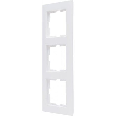 KOPP Abdeckrahmen Athenis Weiß/Matt 3-Fach