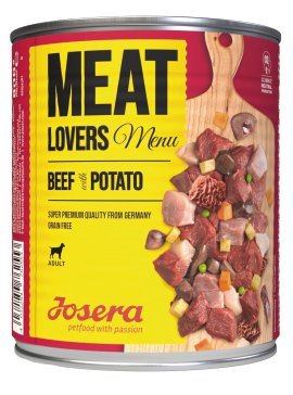 JOSERA DOG Hundenassfutter Beef und Potato 800 g