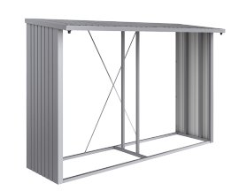 BIOHORT Lagerschrank WoodStock® Silber-Metallic