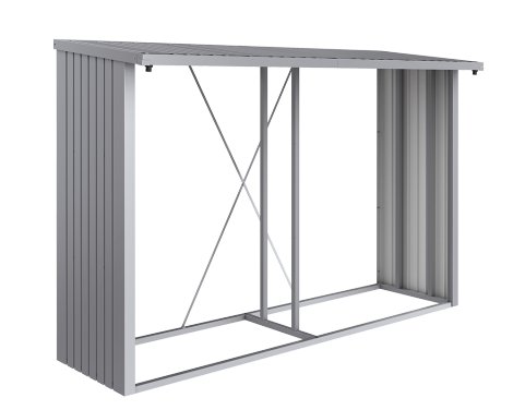 BIOHORT Lagerschrank WoodStock® Silber-Metallic
