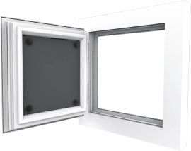 WINDHAGER Sonnenschutz für Fenster - COOL 130 × 160 cm, anthrazit