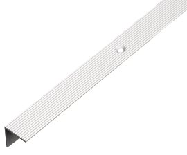 ALBERTS Schutzprofil Silber 2 m, 21x21x1,8 mm