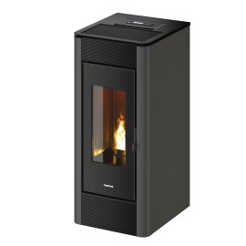 FREEPOINT Pelletofen Indaco 11 (Verkleidung: Stahl Anthrazit) 10,5 kW
