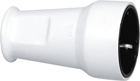 KOPP PVC-Schutzkontakt-Schalenkupplung Grau