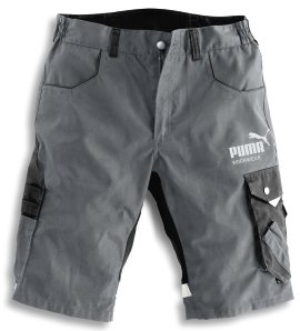 PUMA Arbeitsshort Champ Stahlgrau/Carbon