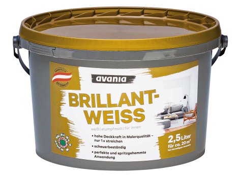 AVANIA Brillantweiß 2,5 l