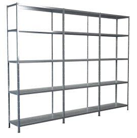 SCHULTE REGALWELT Grund Anbauregal 15 Böden verzinkt