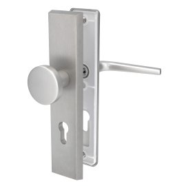 ALPERTEC Schutzbeschlag Tira-LS Haustüren Aluminium F9 PZ 88 mm