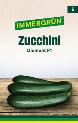 IMMERGRÜN Tütensamen Zucchini Diamant F1