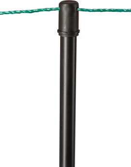 Ersatzpfahl schwarz Premium + Titan-Netz EZ-SP 90 cm