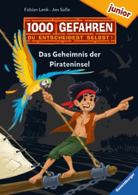 RAVENSBURGER Buch 1000 Gefahren Junior Das Geheimnis der Pirateninsel