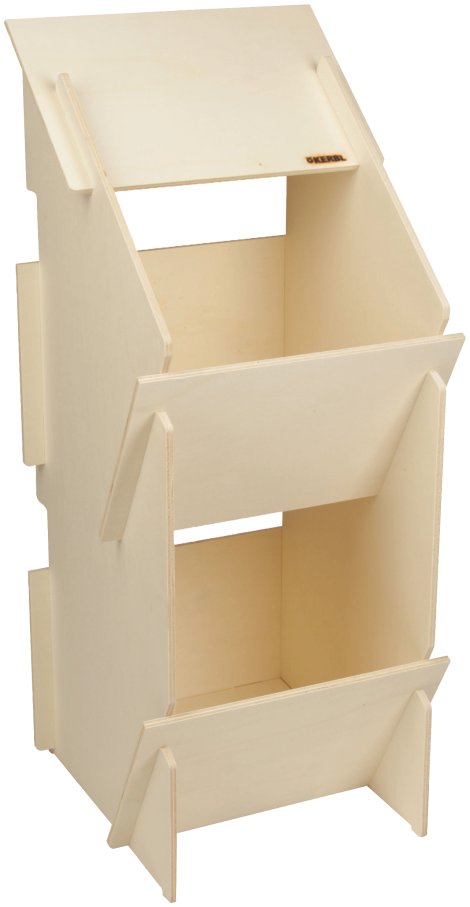 Hühner Legenest aus Holz, 30x35x83 cm