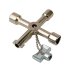 Doppel-Schaltschrankschlüssel SuBMaster 9 In 1 14 Funktionen Mit Karabinerhaken An Kette  Item E6014753