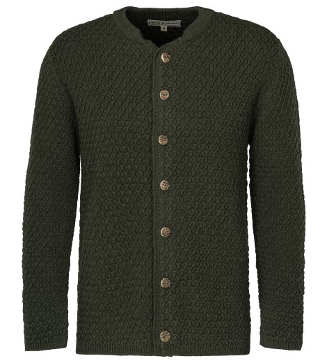 Wild & Wald Herren Strickjacke Raute XS