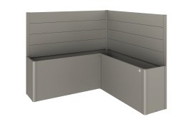 BIOHORT Sichtschutz für Belvedere L-F O A-GL, quarzgrau-metallic