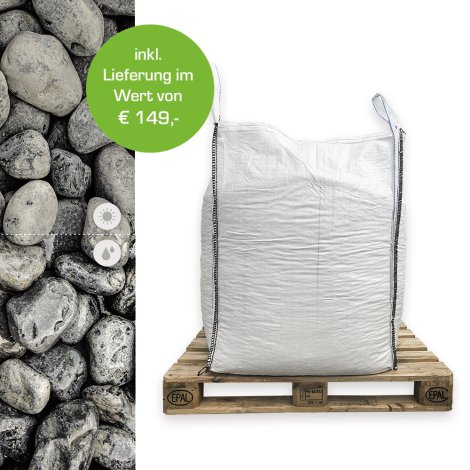 CASAFINO Marmorkiesel schwarz 40-60mm 1000kg Big Bag