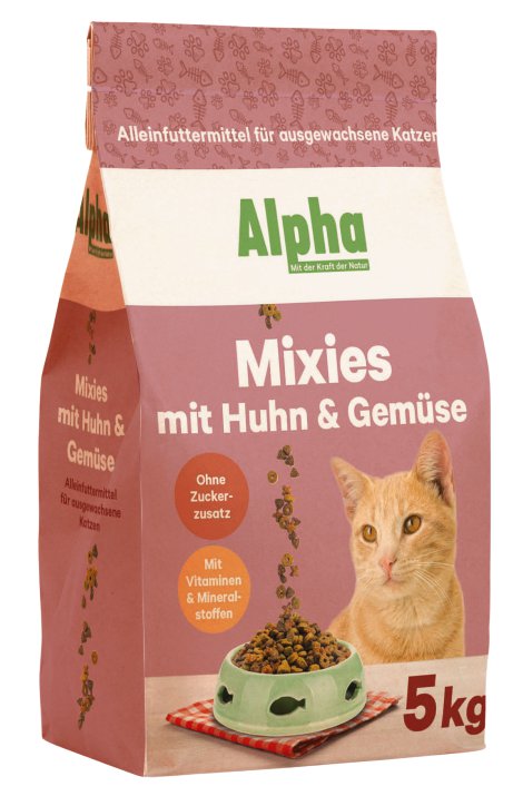 ALPHA Mixies Huhn, Truthahn, Ente, Gemüse 5 kg