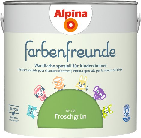 ALPINA Farbenfreunde Froschgrün 2,5 l
