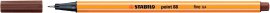 STABILO Fineliner Point 88 Braun