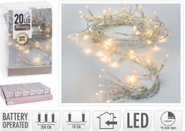 LED-Beleuchtung Warmweiß 20 LED 2m